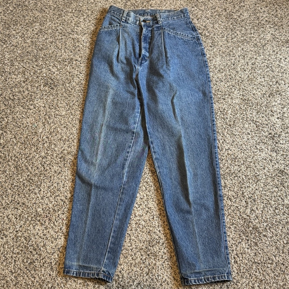 Northern Reflections Women's Blue Denim High Rise Mom Jeans Pants Size 26x29.5